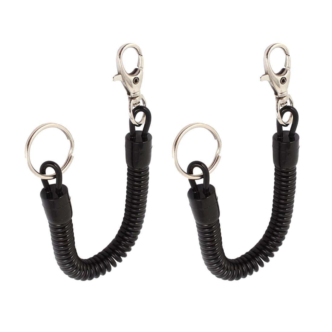 キーホルダー　ストラップ　大量　まとめ Amazon.co.jp: uxcell コイルスプリングキーホルダー 長さ20cm